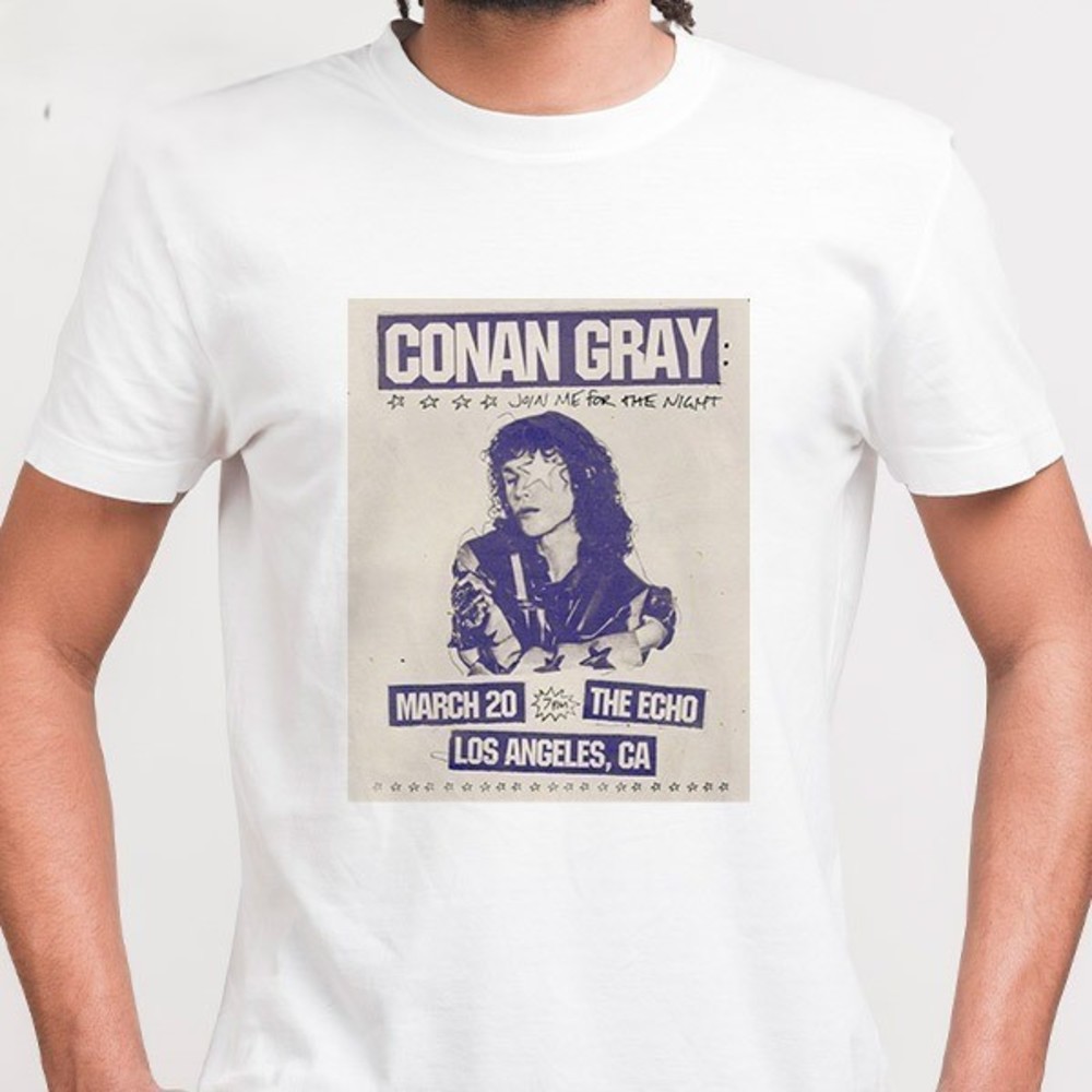 Conan Gray Join Me For The Night The Echo Los Angeles CA Gifts Classic Shirt